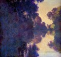 Mañana en el Sena Tiempo despejado II Claude Monet